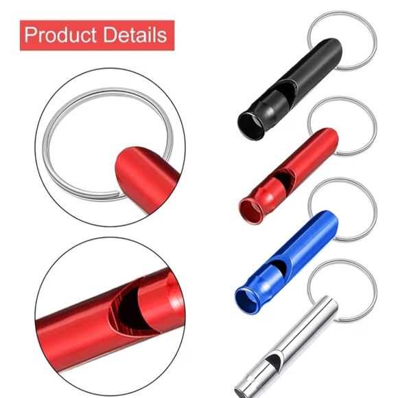 Emergency Whistle With Keychain - Picture 3 of 3